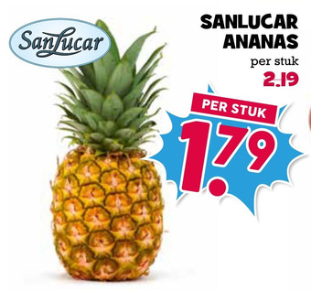 Boon`s Markt SANLUCAR ANANAS aanbieding
