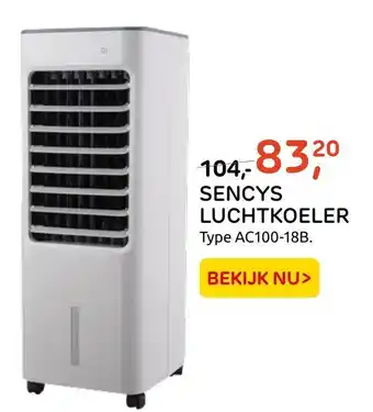 Praxis Sencys Luchtkoeler Type AC100-18B. aanbieding