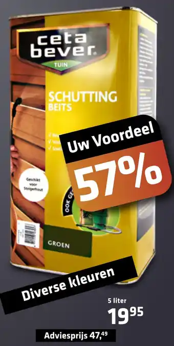 De voordeelmarkt Ceta bever 5 liter aanbieding