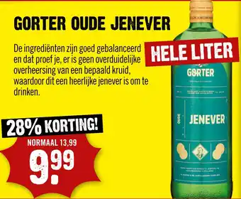 Dirck 3 Gorter oude jenever aanbieding