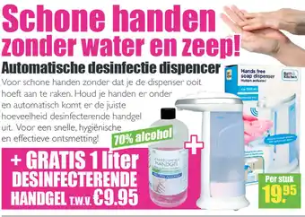 Gezond & Wel Automatische desinfectie dispencer aanbieding