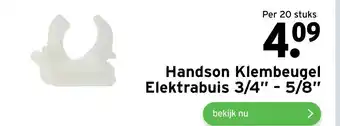 GAMMA Handson klembeugel elektrabuis 3/4" - 5/8" aanbieding