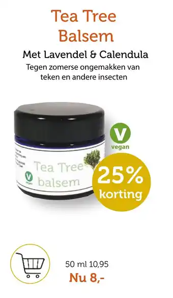 De Rode Pilaren Tea tree balsem 50 ml aanbieding