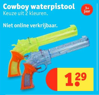 Kruidvat Cowboy waterpistool aanbieding