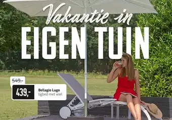 Kees Smit Bellagio lugo ligbed met wiel aanbieding