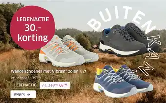 ANWB Wandelschoenen met Vibram zolen aanbieding