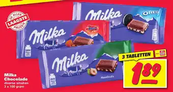 Nettorama Milka Chocolade aanbieding