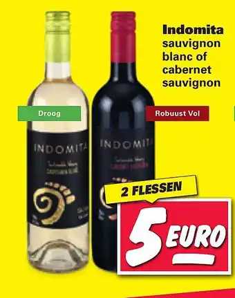 Nettorama Indomita sauvignon blanc of cabernet sauvignon aanbieding