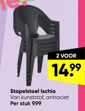 Big Bazar Stapelstoel Ischia aanbieding