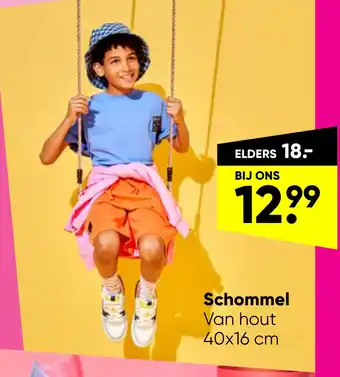 Big Bazar Schommel aanbieding