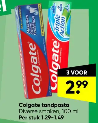 Big Bazar Colgate tandpasta aanbieding