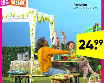 Big Bazar Partytent aanbieding