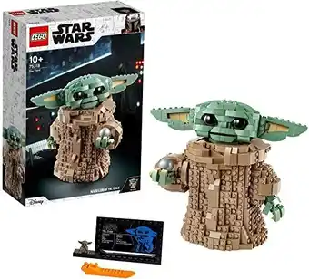 Amazon LEGO 75318 Star Wars: De Mandalorian Het Kind Baby Yoda, Displaymodel en Verzamelobject... aanbieding