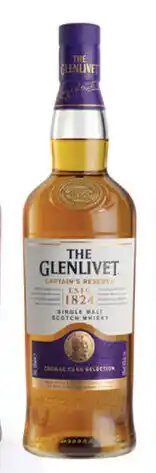 Zegro The Glenlivet Scotch whisky captain's reserve aanbieding