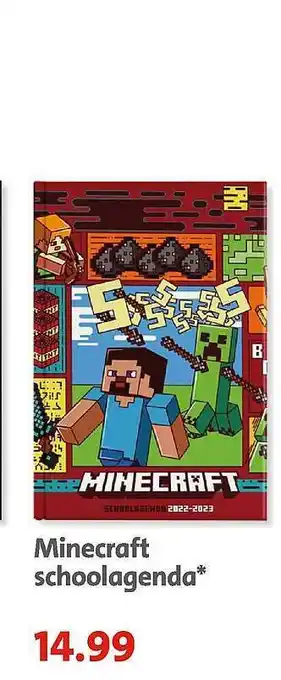 Bruna Minecraft Schoolagenda aanbieding