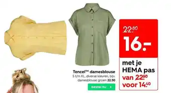 HEMA Tencel™ Damesblouse aanbieding