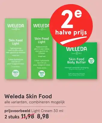 Etos Weleda skin food 30 ml aanbieding