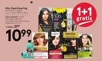 Etos Alle Haarkleuring 1+1 Gratis aanbieding