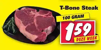 Nettorama T-bone steak 100 gram aanbieding