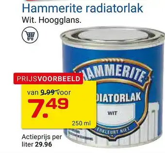 Kluswijs Hammerite Radiatorlak aanbieding