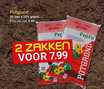 Kluswijs Potgrond aanbieding