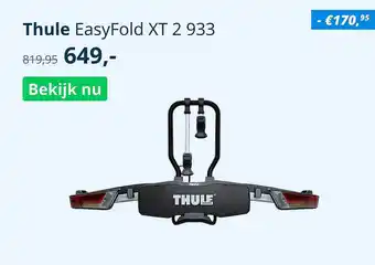 Mantel Thule EasyFold XT 2 933 aanbieding