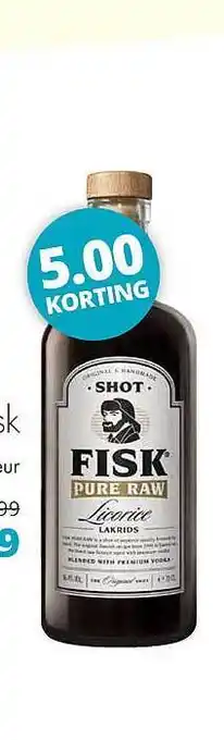 Mitra Shot Fisk Pure Raw Licorice Lakrids 5.00 Korting aanbieding