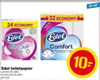 CoopCompact Edet Toiletpapier aanbieding