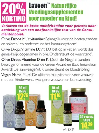 Gezond & Wel Laveen aanbieding