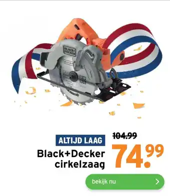 GAMMA Black+decker cirkelzaag aanbieding