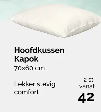 Beter Bed Hoofdkussen kapok 70x60 cm aanbieding