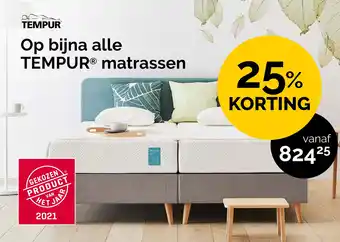 Beter Bed Op bijna alle tempur® matrassen aanbieding