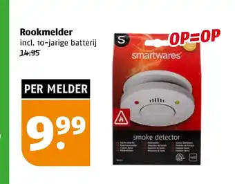 Poiesz Rookmelder incl. 10-jarige batterij aanbieding