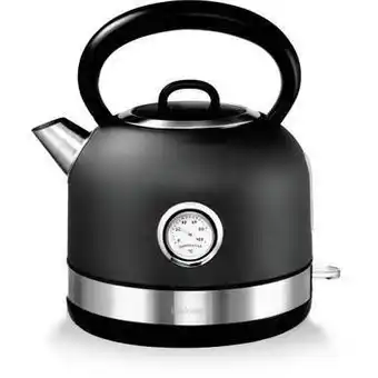 Blokker Blokker waterkoker Retro BL-10109 - mat antraciet - 17 liter aanbieding