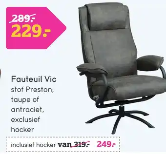 Leen Bakker Fauteuil vic aanbieding