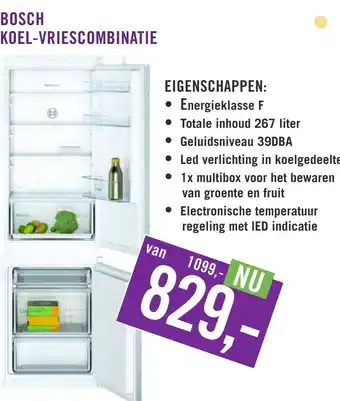 Keukendepot Bosch koel-vriescombinatie aanbieding