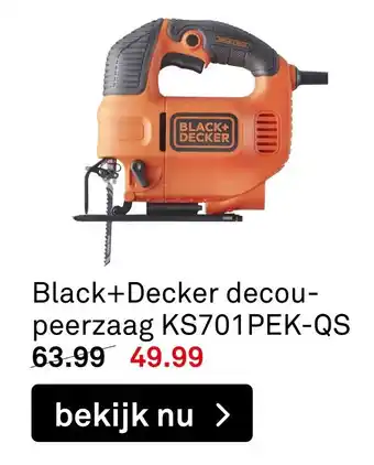 Karwei Black+decker decou- peerzaag ks701pek-qs aanbieding