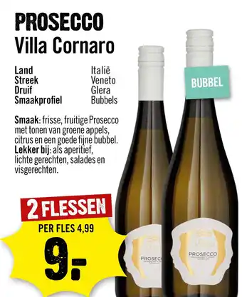 Dirck 3 Prosecco villa cornaro aanbieding