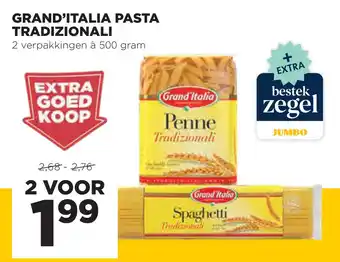 Jumbo Grand'italia pasta tradizionali aanbieding