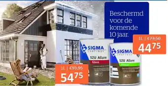 De Verfzaak Sigma s2u allure 1 liter aanbieding