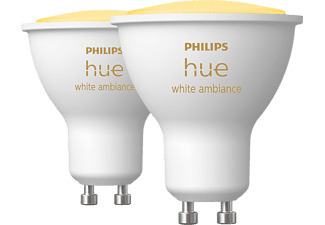 MediaMarkt PHILIPS HUE Spot GU10 WA 2-pack aanbieding