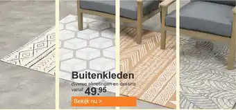 Tuinmeubelland Buitenkleden aanbieding