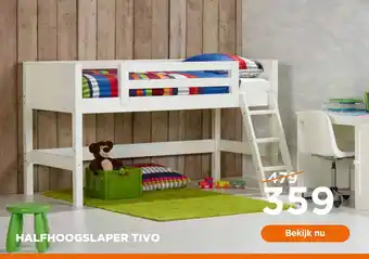 TotaalBED Halfhoogslaper tivo aanbieding