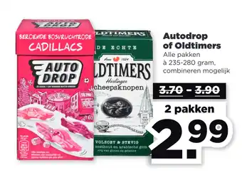 PLUS Autodrop of oldtimers 235-280 gram aanbieding