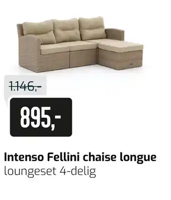 Kees Smit Intenso fellini chaise longue aanbieding