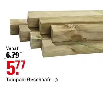 Karwei Tuinpaal geschaafd aanbieding