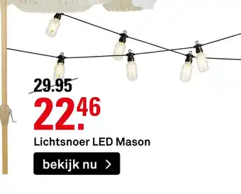 Karwei Lichtsnoer led mason aanbieding