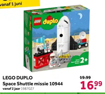 Intertoys Lego duplo space shuttle missie aanbieding