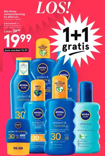 Etos Alle nivea zonbescherming en aftersun 200 ml aanbieding