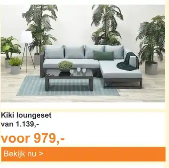 Tuinmeubelland Kiki loungeset aanbieding